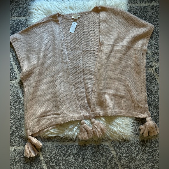 Hummingbird Sweaters - Sweater knit poncho / open cardigan